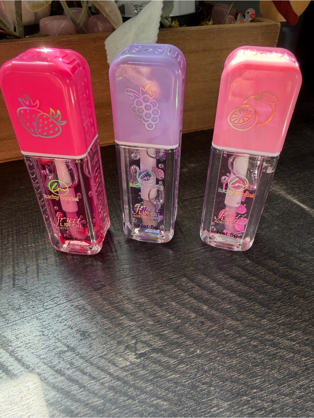 Juicy Scent Fruit Lip Oil – Pink (Strawberry)